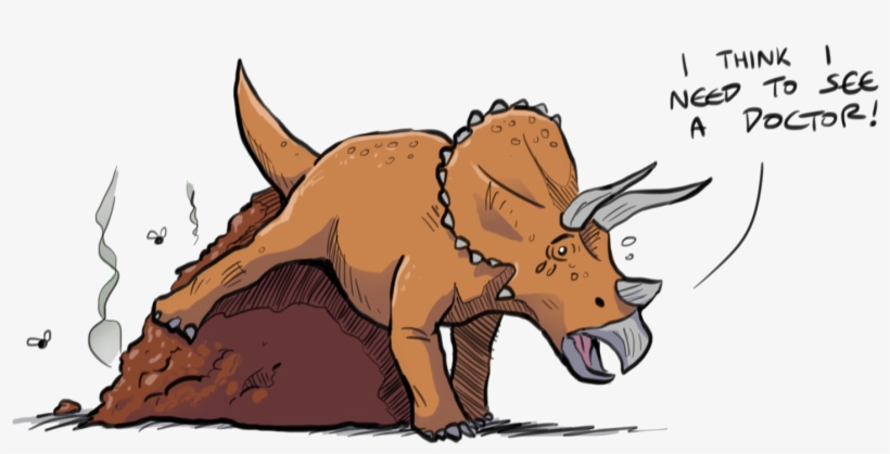 I Can Only Assume The Park Staff Are Scooping It Up - Dinosaur, transparent png download