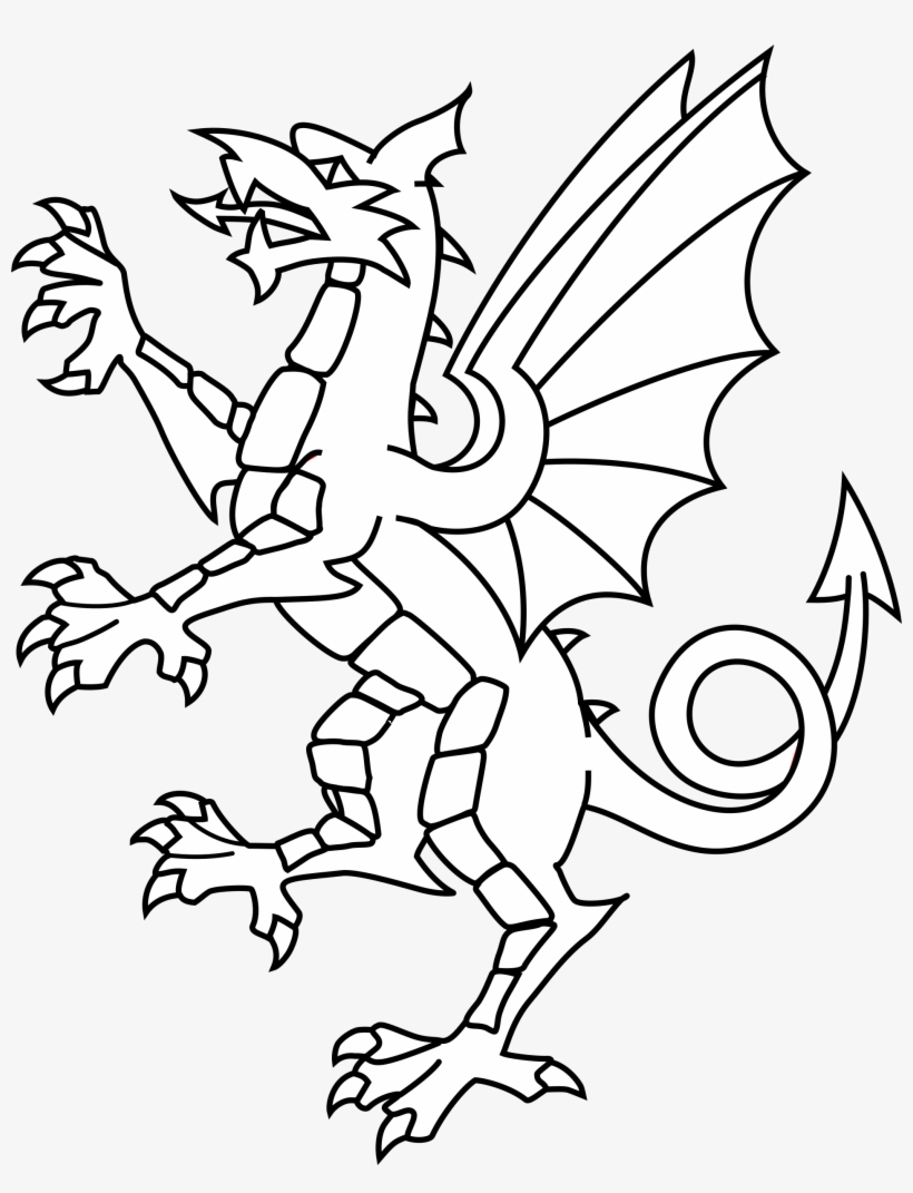 This Free Icons Png Design Of Somerset Dragon White, transparent png download