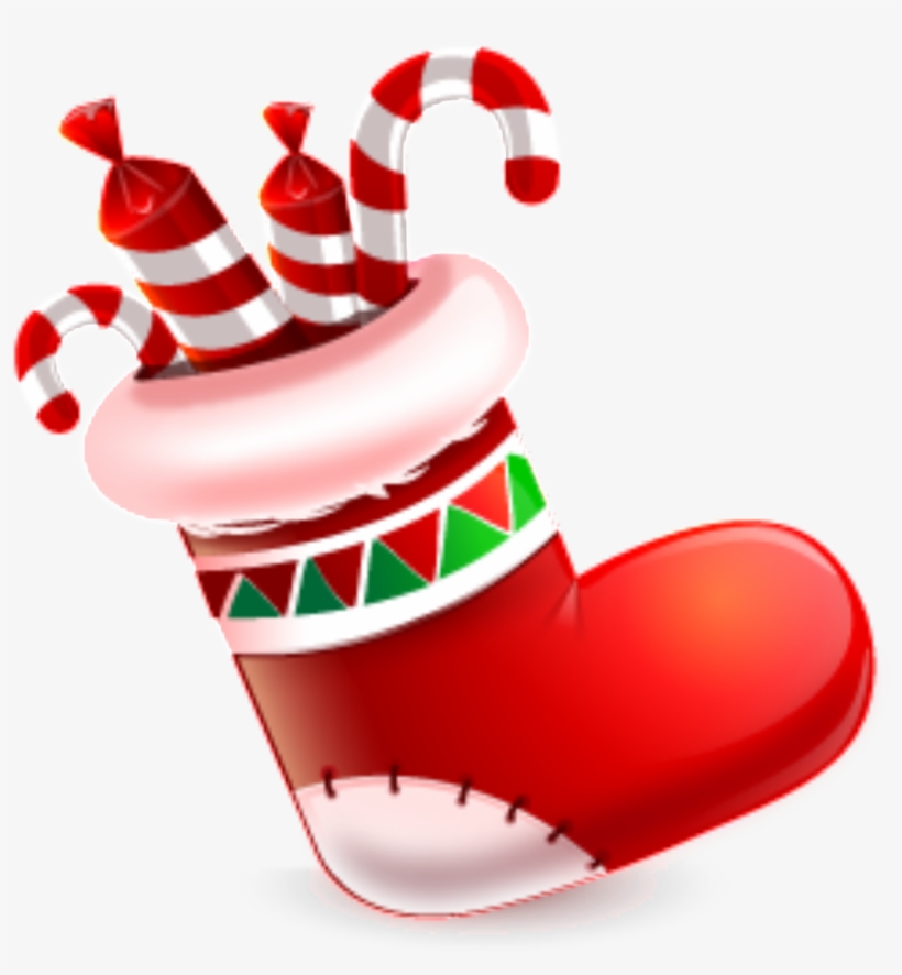Festive Dog Year Christmas Stocking Png Design - Christmas Socks Vector Png, transparent png download