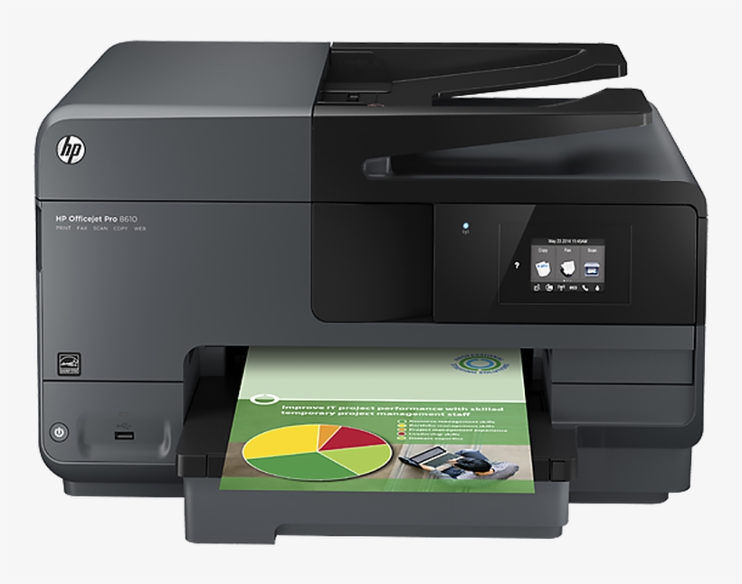 Hp Officejet 8610 - Hp Officejet Pro 8610, transparent png download