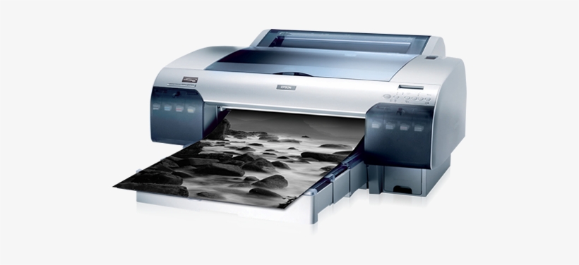 Epson Stylus Pro - Epson Stylus Pro 4880 17" Large-format Color Inkjet, transparent png download