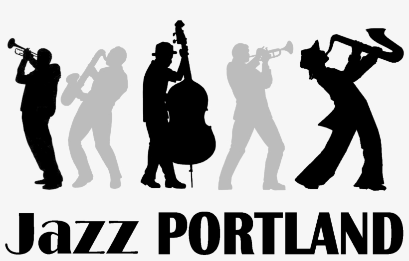 Jazz Portland - Jazz Band Silhouette Png, transparent png download