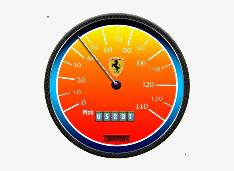 Image Can Also Be Viewed Here With Full Resolution - Speed Gauge, transparent png download
