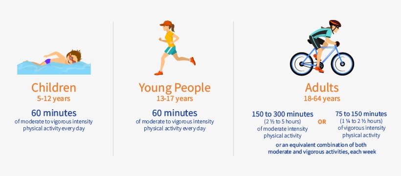 Recommended Weekly Exercise, transparent png download