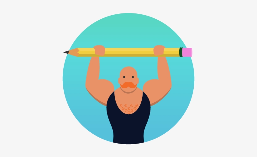 Writing Exercise Icon - Illustration, transparent png download