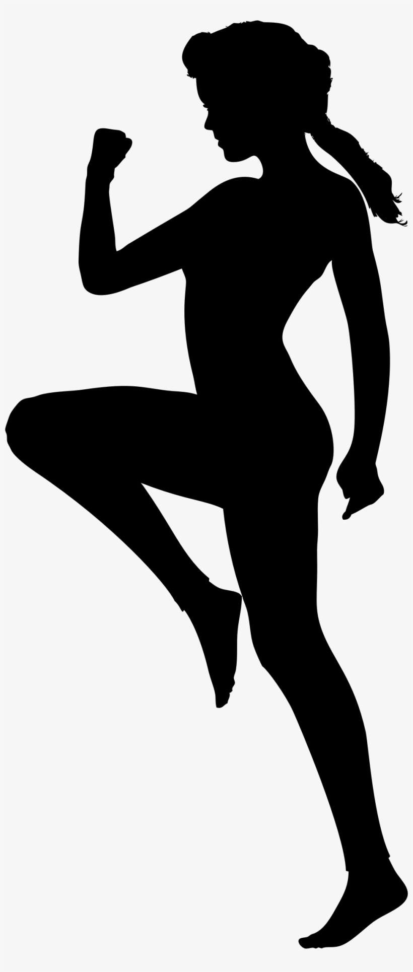This Free Icons Png Design Of Woman Exercising Silhouette, transparent png download
