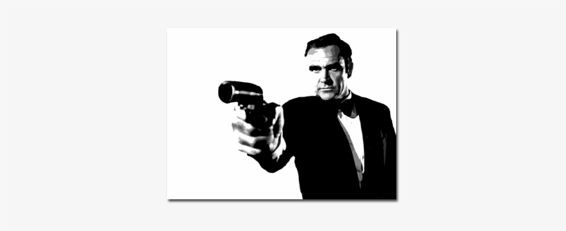 James Bond's Original Aston Martin - Sean Connery Bond Art, transparent png download