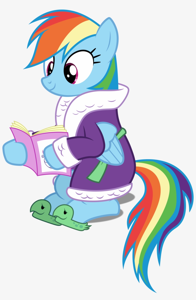 Mlp Rainbow Dash Vector Sitting