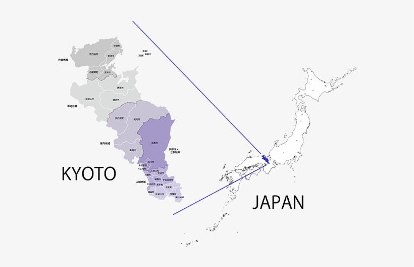 Survey Areas For Kyoto Prefecture Red Data Book - Kyoto Prefecture, transparent png download