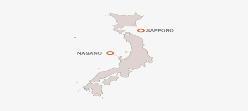 Japan-map - Map, transparent png download