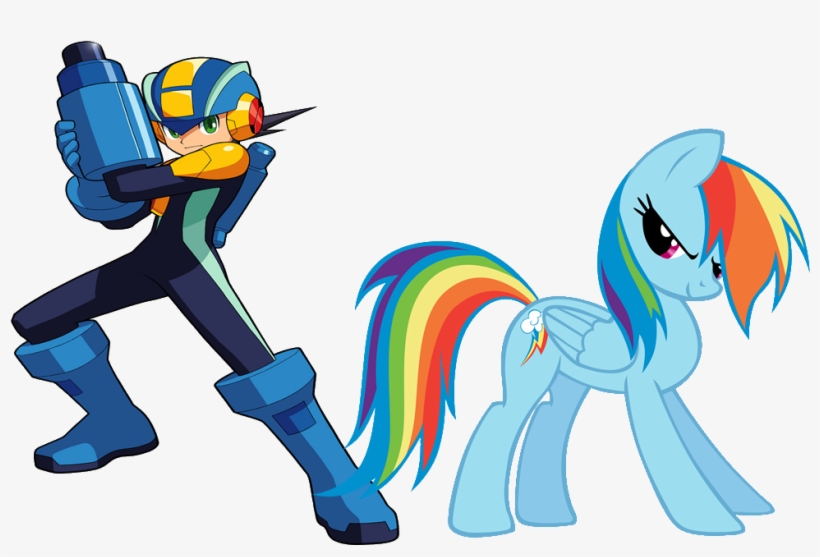 Rainbow Dash Png - Megaman Exe, transparent png download