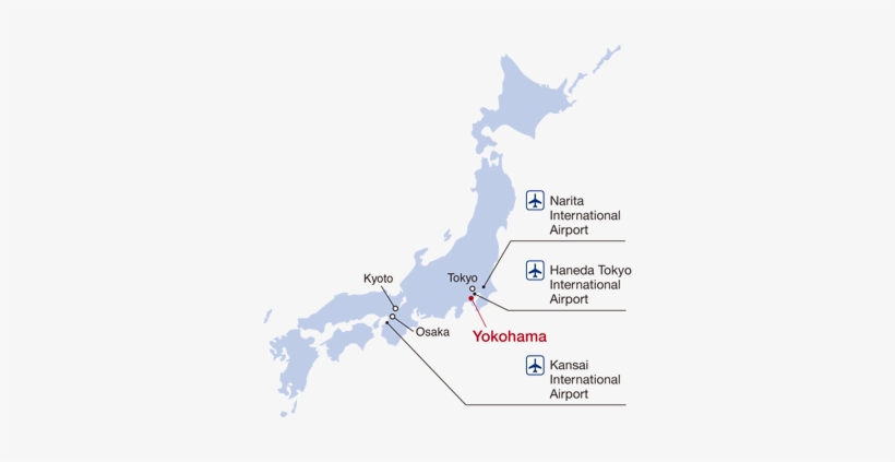 Arriving At Yokohama Is Easy, Thanks To The City's - Japanese Airports Near Tokyo, transparent png download