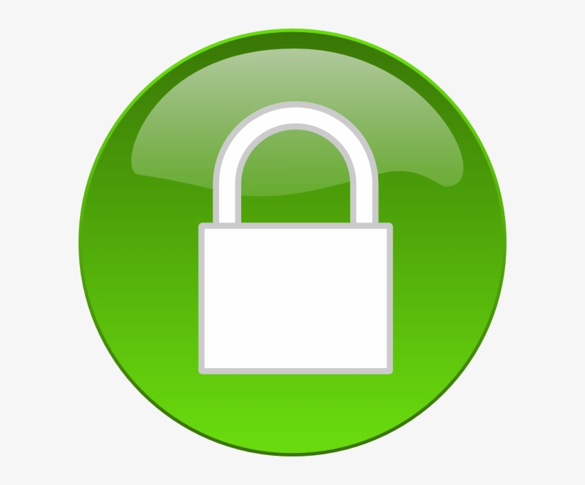 Padlock Button Svg Clip Arts 600 X 600 Px, transparent png download