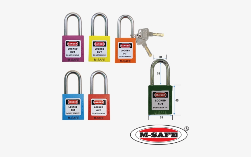 4msafelockout Padlock - Truforce Tpr15ltf Safety Padlock, transparent png download