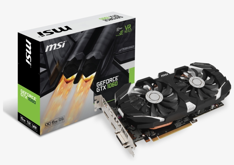 Msi Geforce Gtx 1060 6gb Graphics Card - Msi Geforce Gtx 1060 6gt Ocv2, transparent png download