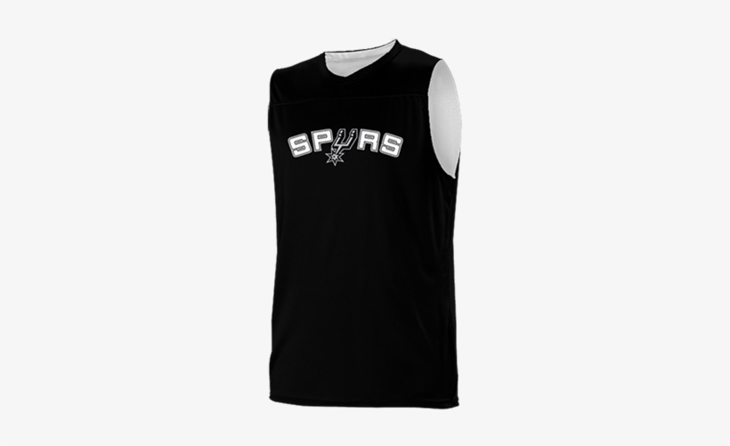 San Antonio Spurs Youth Reversible Basketball Jerseys - San Antonio Spurs Jersey, transparent png download