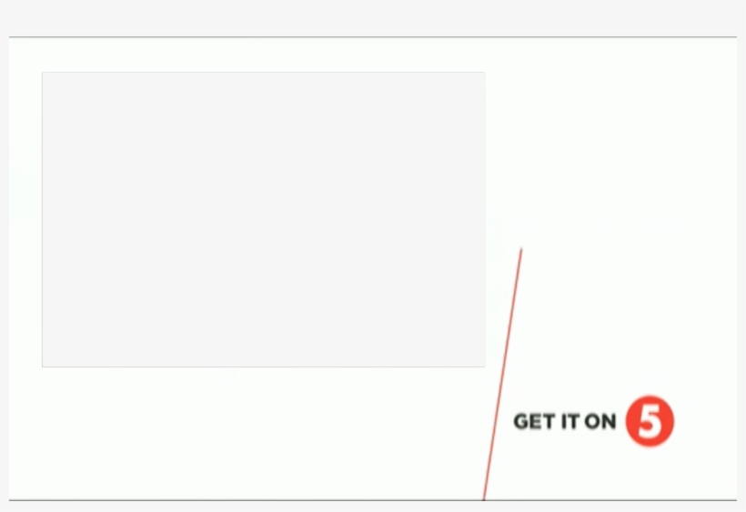 Tv5 Get It On Tv5 Sponsor Template February 2018 - Led-backlit Lcd Display, transparent png download