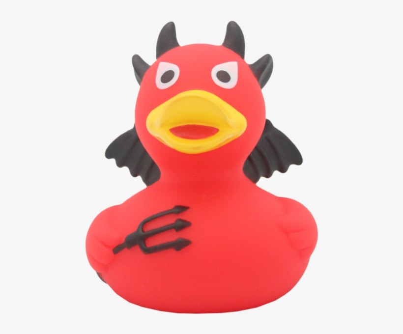 Badeente Teufel Duck - Devil Rubber Ducky Png, transparent png download