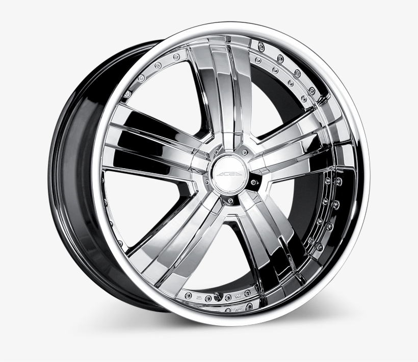 Deluxe C899 Chrome Wheels & Rims - Alloy Wheels, transparent png download
