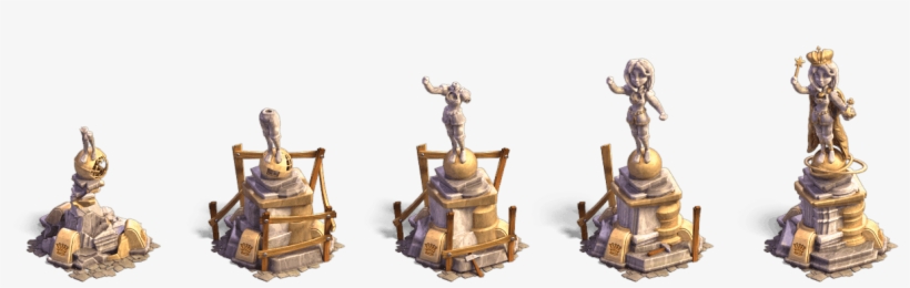 Chess Piece White Queen Stages - Bronze Sculpture, transparent png download
