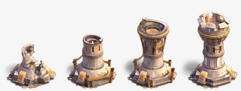 Chess Piece White Tower Stages - Chess, transparent png download