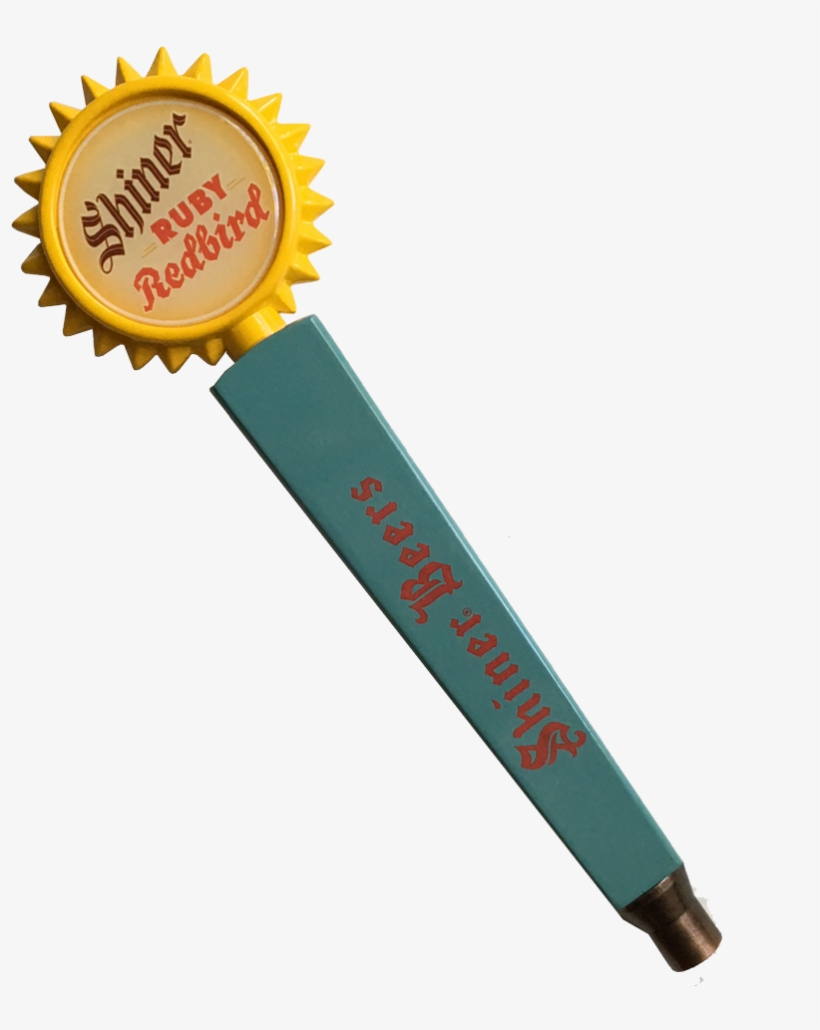 Ruby Red Tap Handle - Shiner Ruby Redbird Seasonal Beer - 6 Pack, 12 Fl Oz, transparent png download