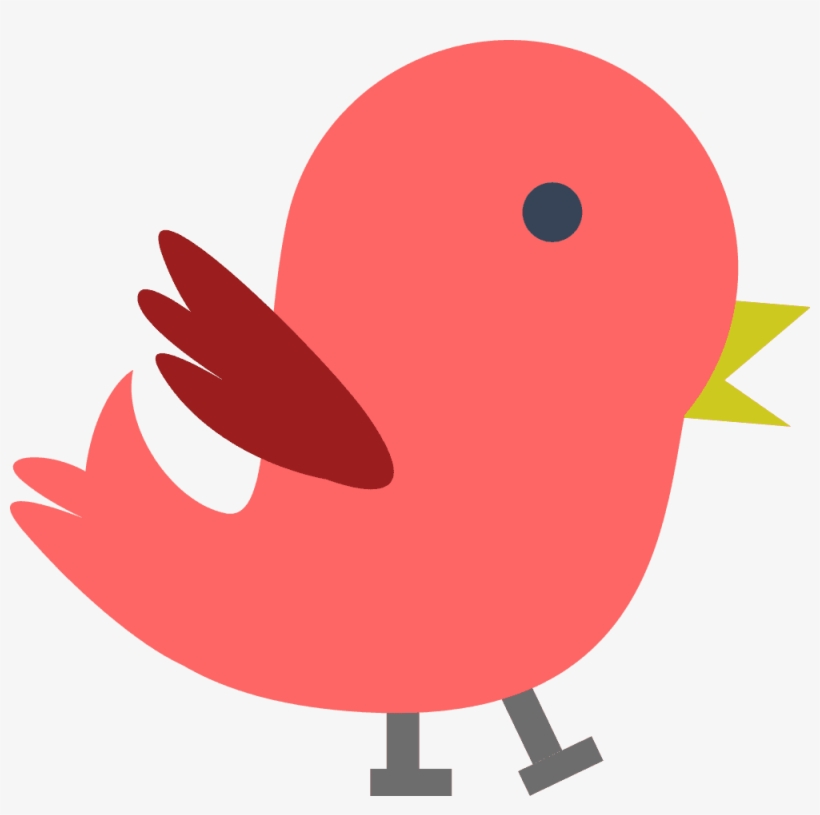 Purple Birds Clip Art - Clip Art Bird Orange, transparent png download