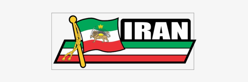 Iran Flag Car Sidekick Decal - Flag Car Auto Sidekick Trunk Bumper Fender Window Decals, transparent png download
