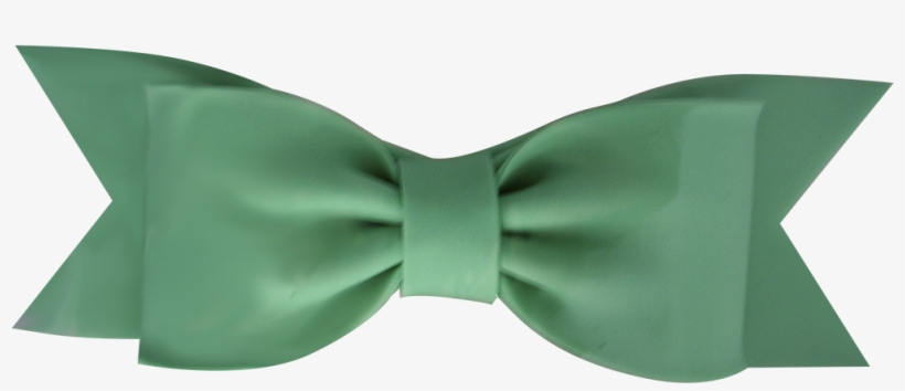 Gumpaste Bows- Large Solid Green - Sugar Paste, transparent png download