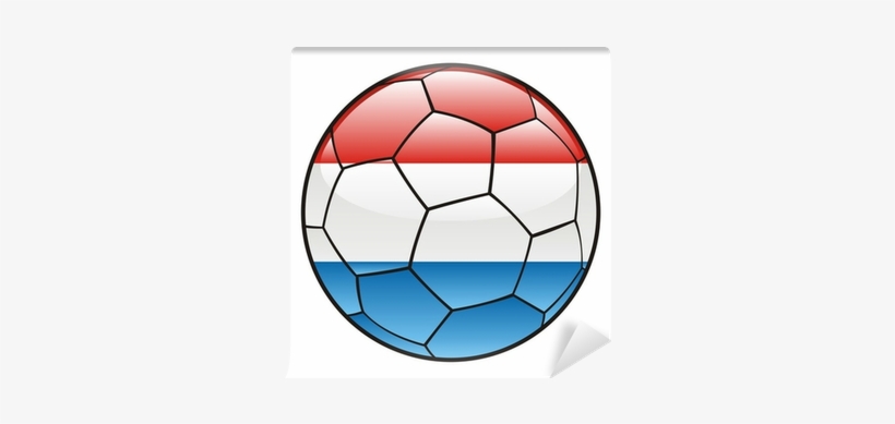 Vector Illustration Of Luxembourg Flag On Soccer Ball - Hawaiian Flag Soccer Ball, transparent png download