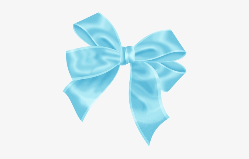 Bow Transparent Mint Green - Vector Transparent Blue Ribbon, transparent png download