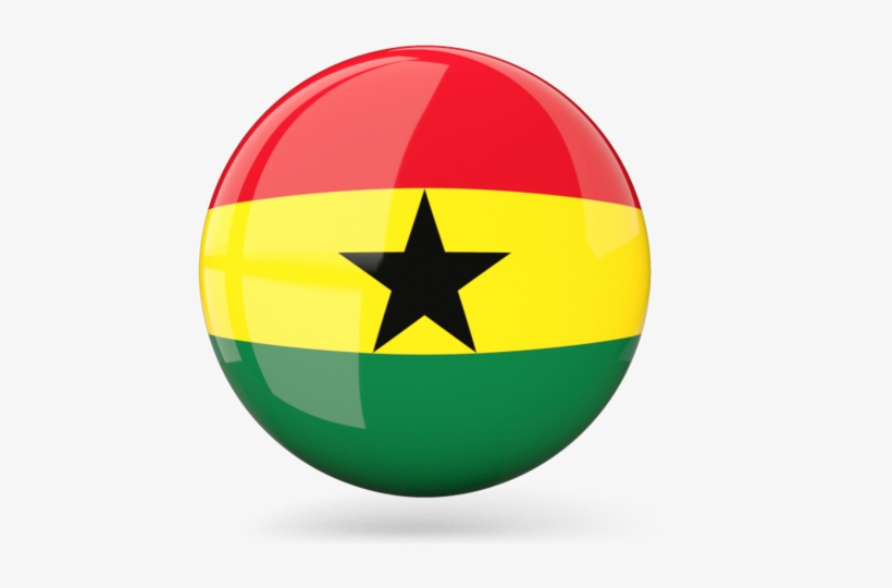 Illustration Of Flag Of Ghana - Flag Of Ghana, transparent png download
