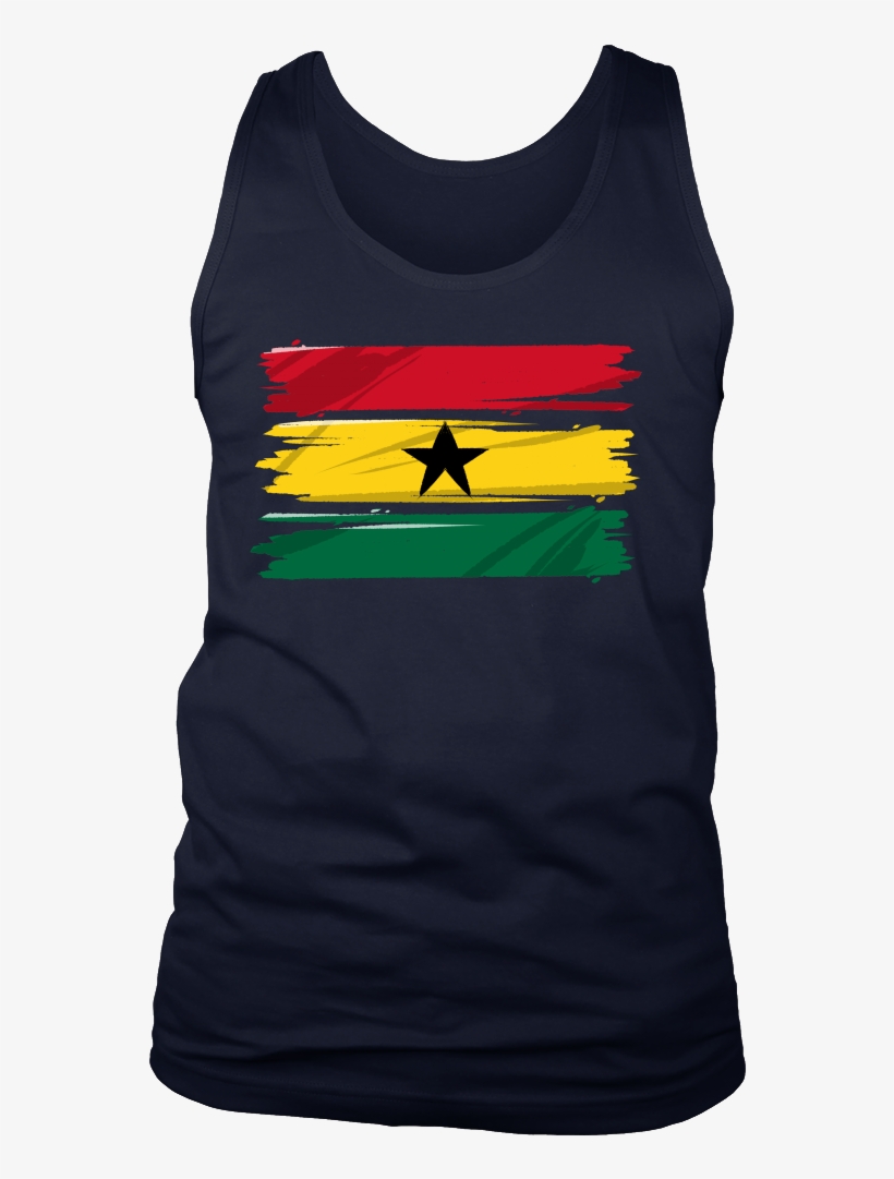 Ghana Africa Vintage Retro Distressed Flag Men's Tank - Everyday Is Independence Day - Mens Classic Tank /, transparent png download
