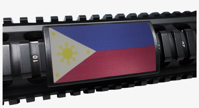 Philippines Flag Rail Cover - Pin Up Laser Engraved, transparent png download