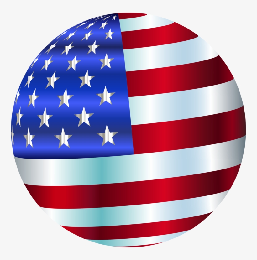 Flag Of The United States Flag Of The Philippines Flag - Usa Flag Sphere, transparent png download