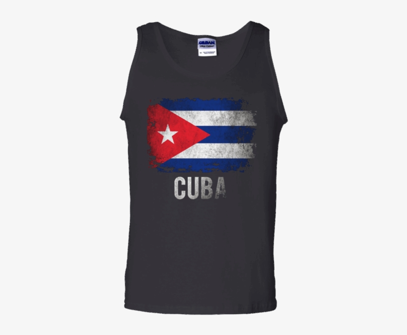Cuba Flag Shirts Vintage Distressed T-shirt - Shirt, transparent png download