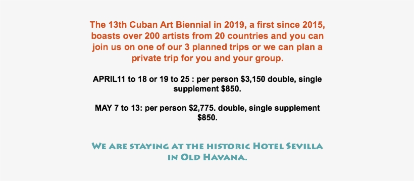 The 13th Cuban Art Biennial In 2019, A First Since - Art Biennial, transparent png download