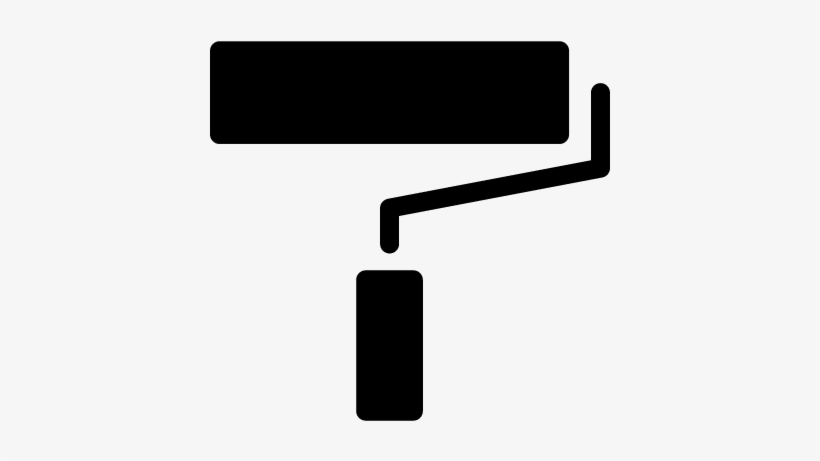 Painting Paint Roller Vector - Rolinho Vetor, transparent png download