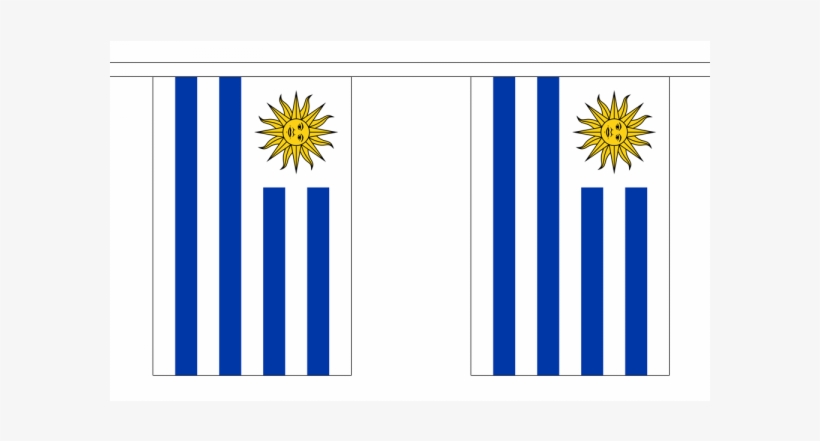 Uruguay Flag Bunting - Uruguay Flag Mag-neato's Car/refrigerator Magnet, transparent png download