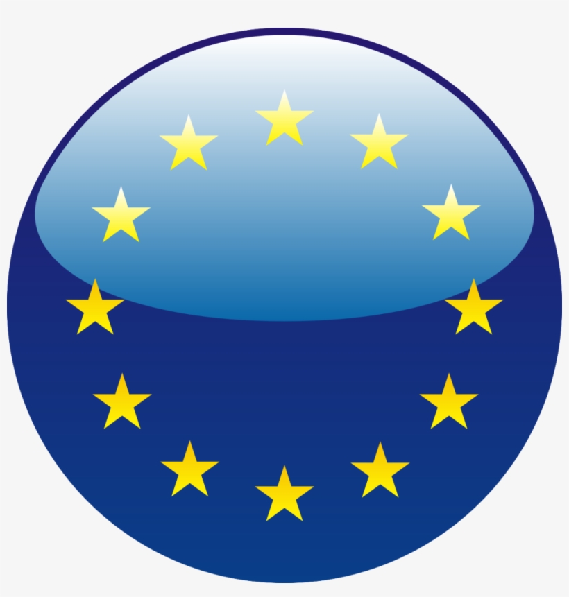 Eu Flag Circular, transparent png download