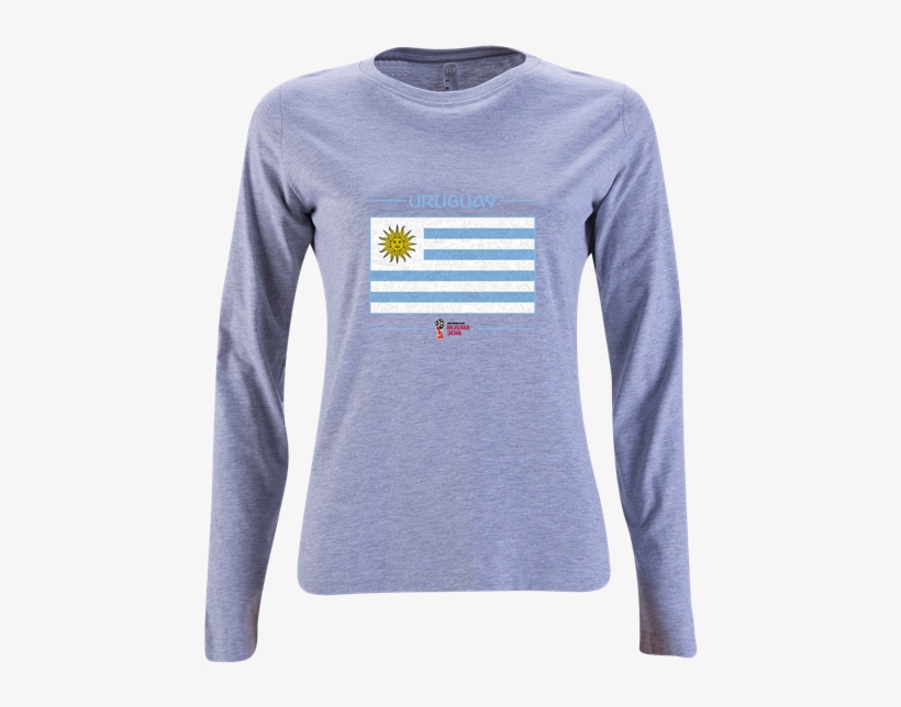 Uruguay 2018 Fifa World Cup Russia™ Flag Womens Long - 2018 World Cup, transparent png download
