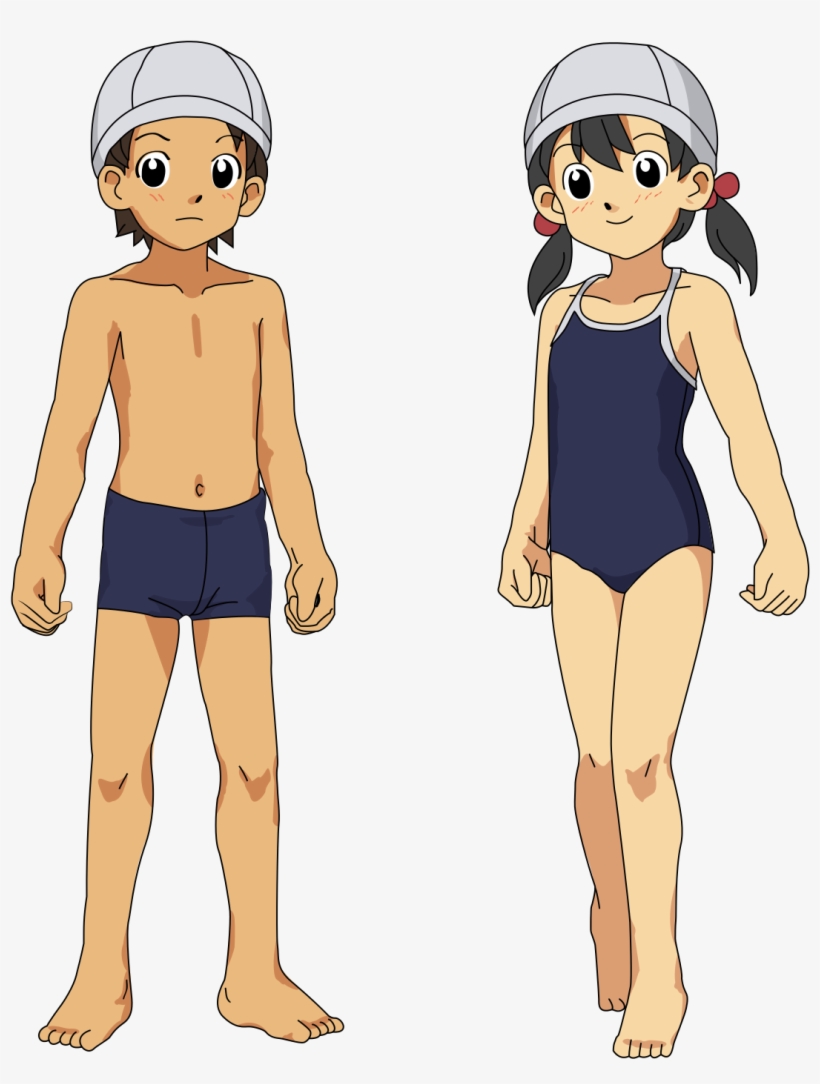 ชุด ว่า ย น้ำ การ์ตูน, transparent png download