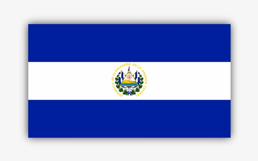 El Salvador Flag Bumper Sticker - El Salvador Flag Small, transparent png download