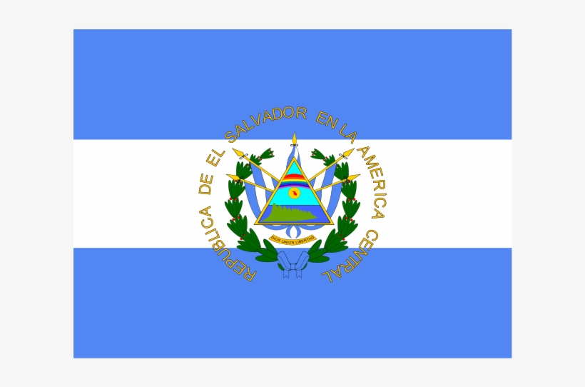 Flag Of El Salvador Logo Png Transparent - Salvador Flag, transparent png download