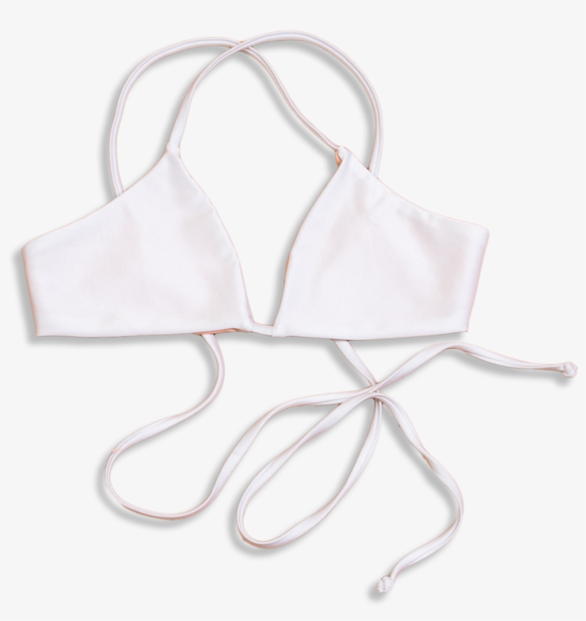 Stringtop Whitef2 Copy - Swimsuit Top, transparent png download
