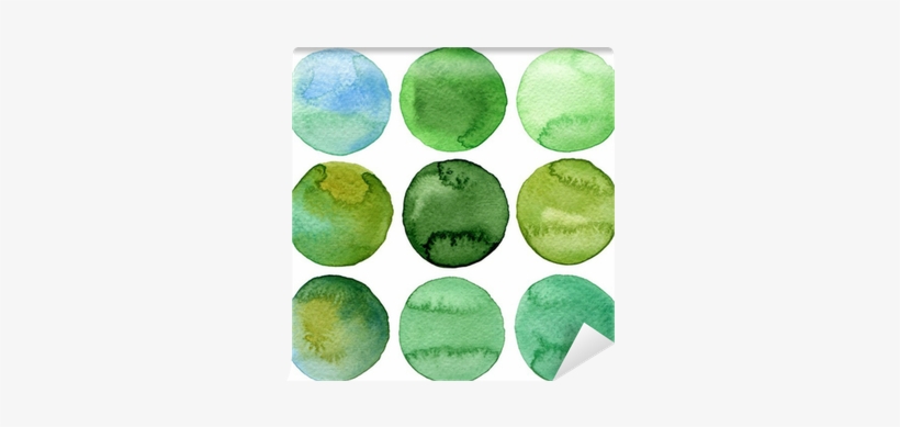 Watercolor Hand Painted Circles Collection Wall Mural - Melissa Van Hise Colorsphere Iv Framed Painting Print, transparent png download