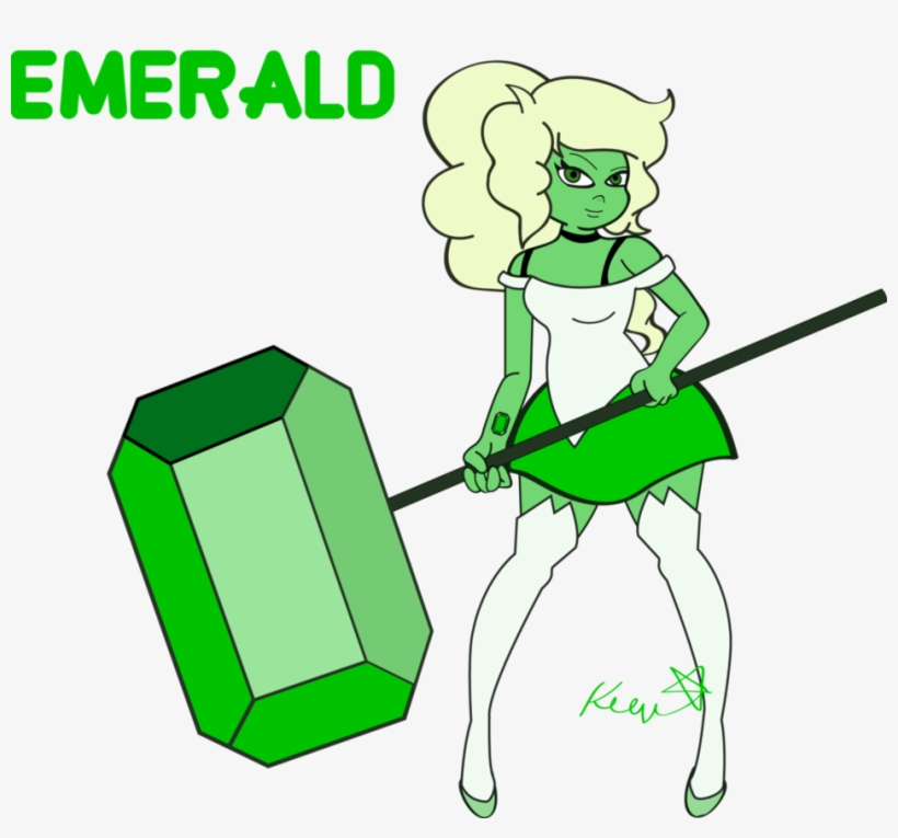 Png Free Stock Gemsona Request By Themundanepanda On - Emerald Gemsona, transparent png download