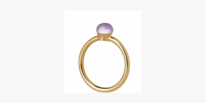 Petit Ballon Amethyst Ring - Engagement Ring, transparent png download