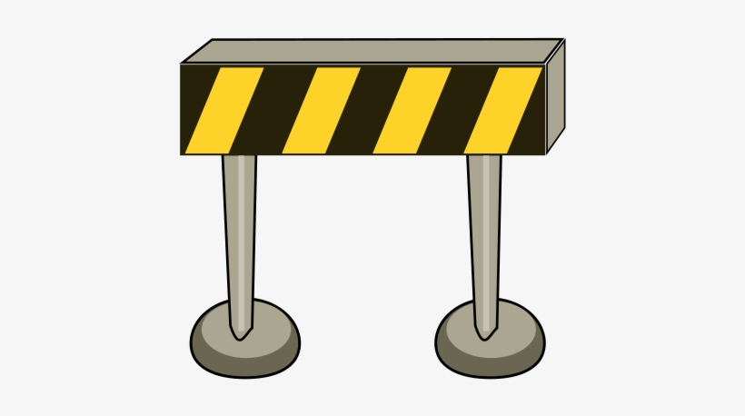 Barricade Cliparts - Barrier Clipart Png, transparent png download