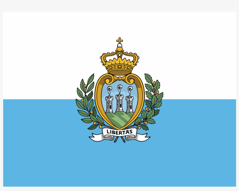Download Svg Download Png - San Marino Flag Map, transparent png download